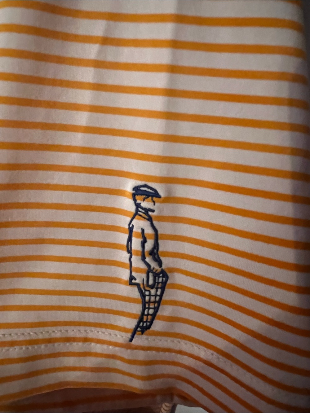 Men's Rare William King Turtleson Feeder Stripe Polo